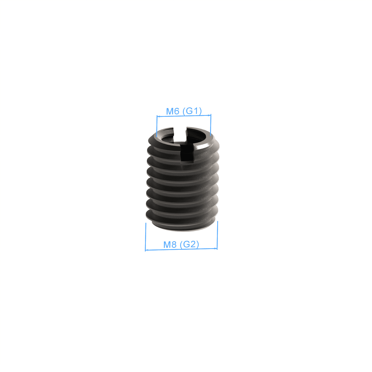 Reducer bush for Swivel arm - M8/M6, 2 pieces