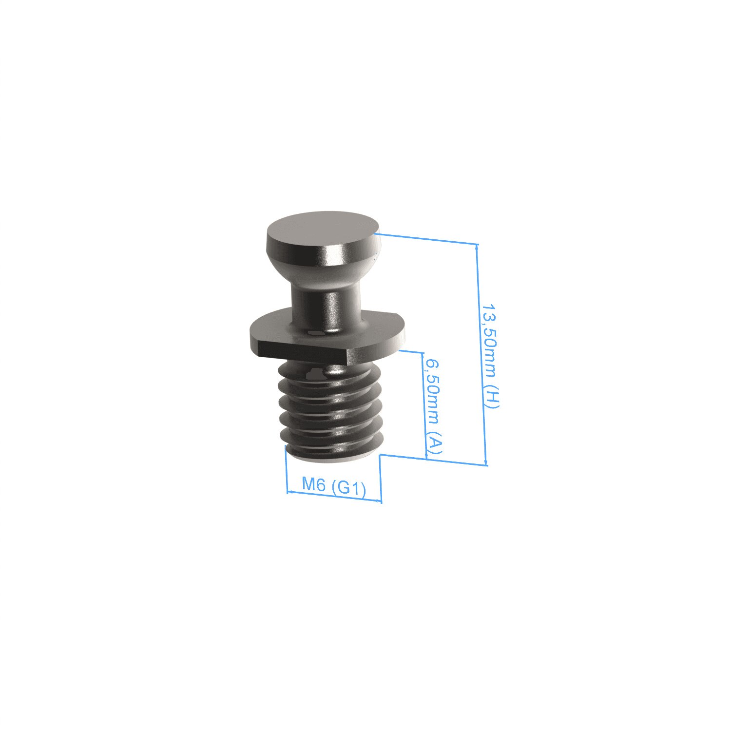 Bolt for components with studs - AF25, 2 pieces