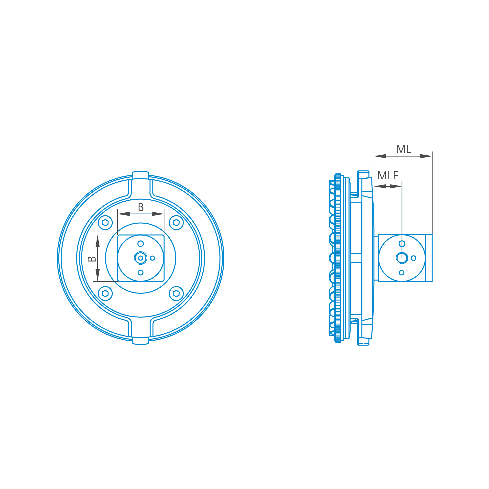 Adapter plate VAST XTR, cube-5x-M5 Pro