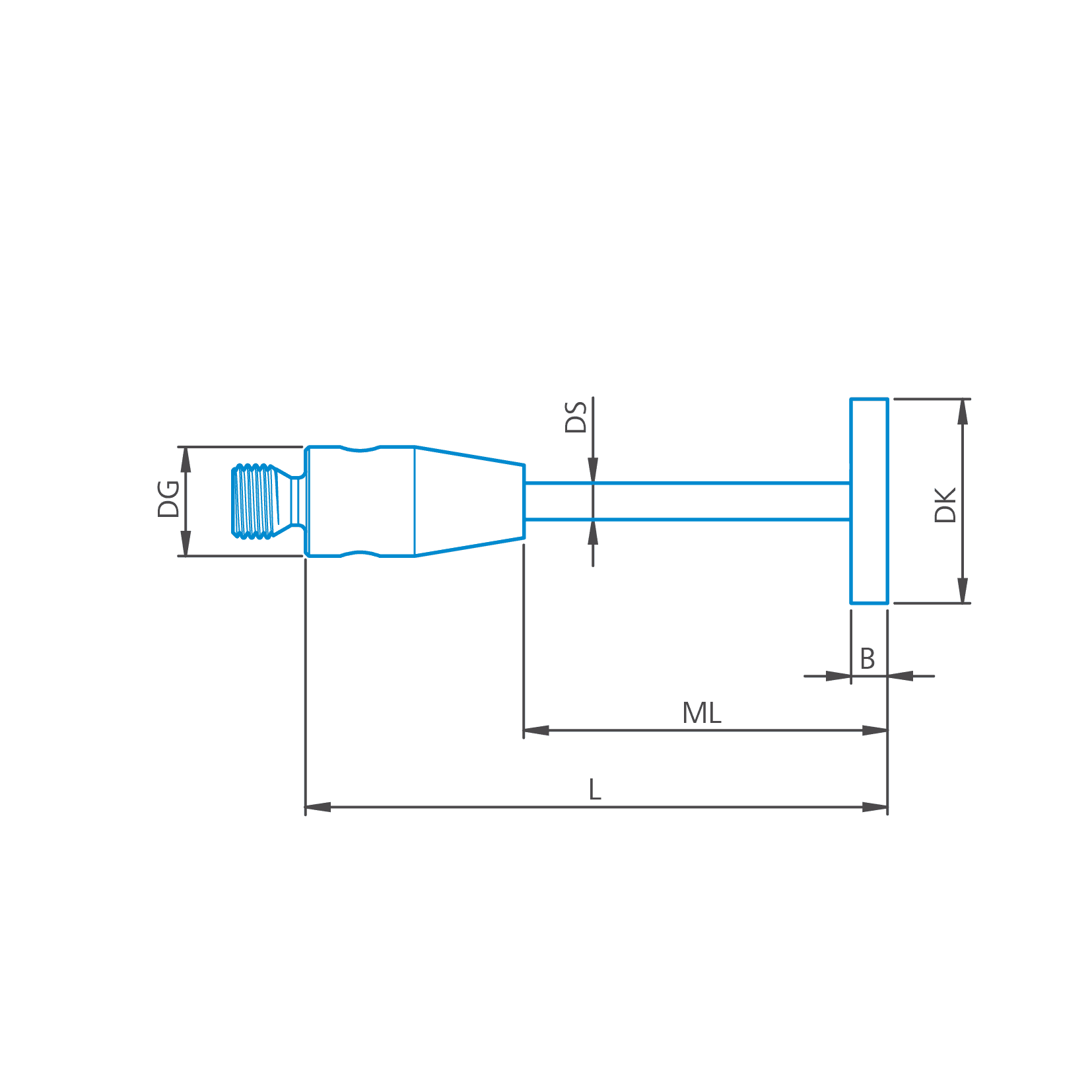 Disk stylus M2, DK8 L32