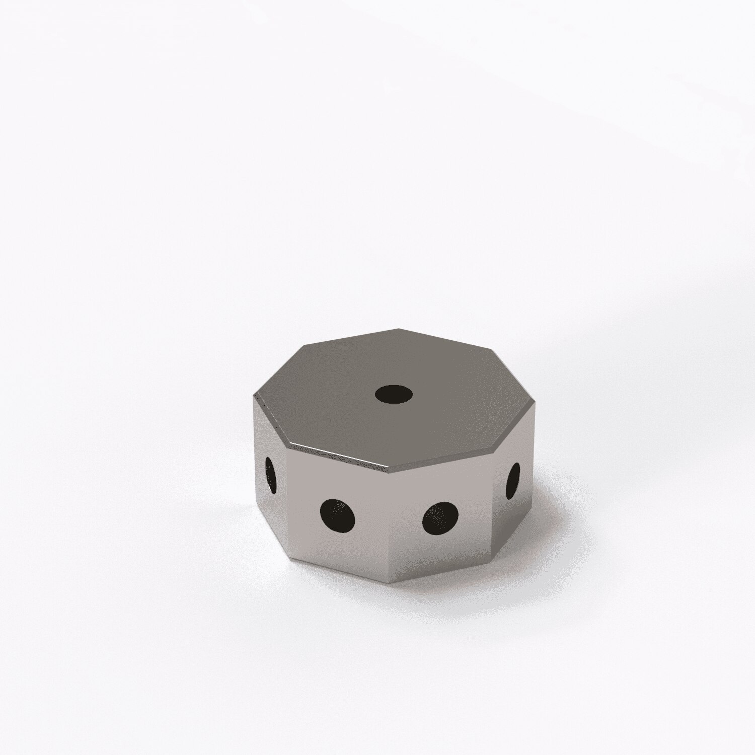 Cube, M5 8 sided, Titanium