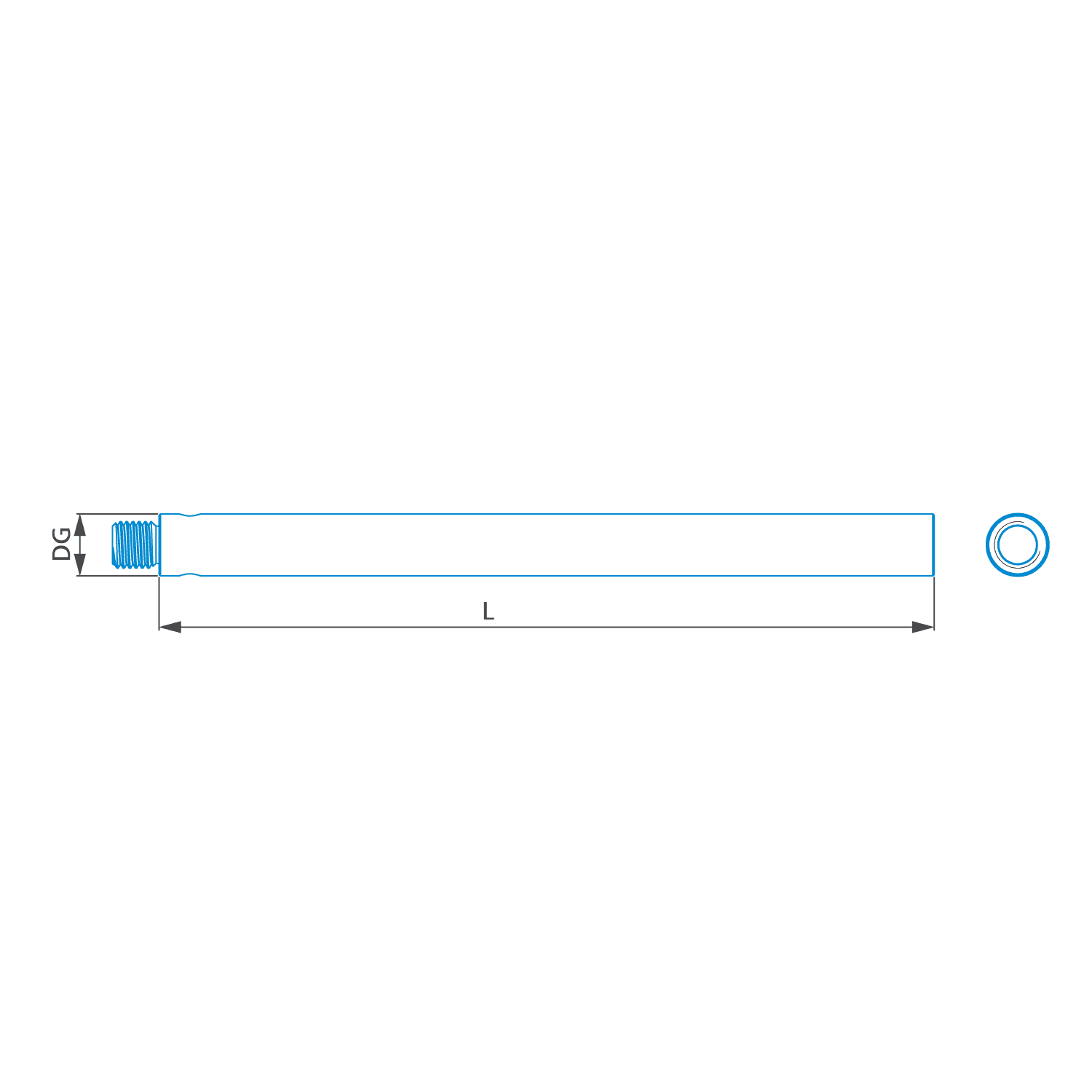 Extension M3-DG4-L60-1x-M3