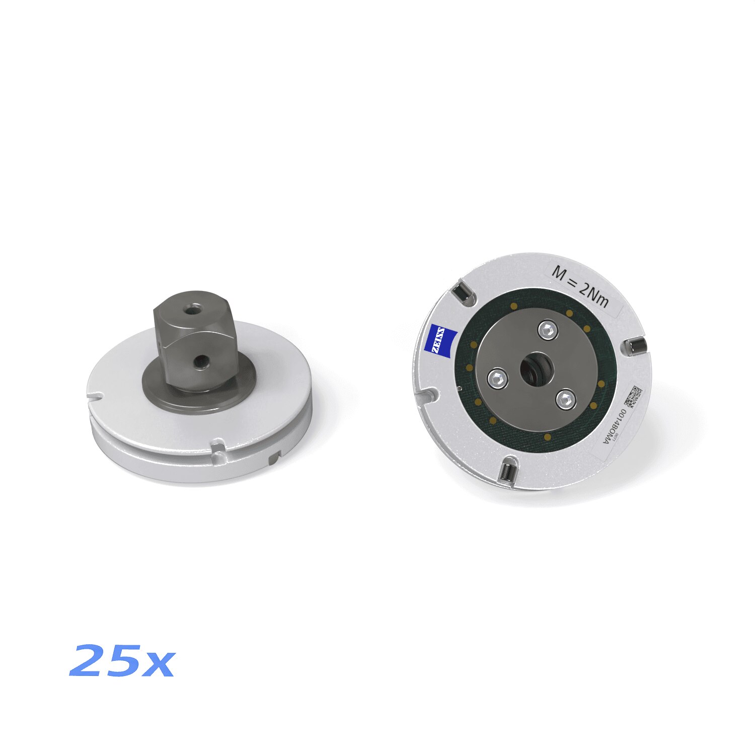 Adapter plate Bundle 25 VAST (XT) gold, cube-5x-M5
