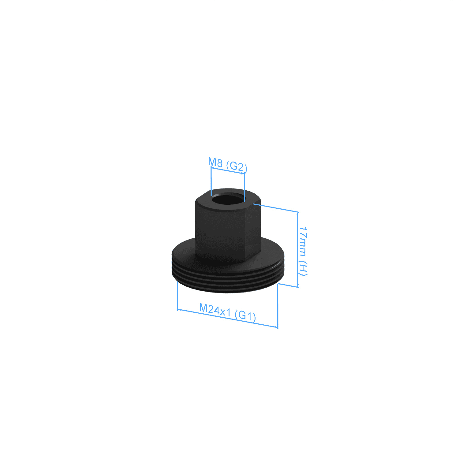 Fixing disk for Swivel arm - 17xM24x1, 2 pieces