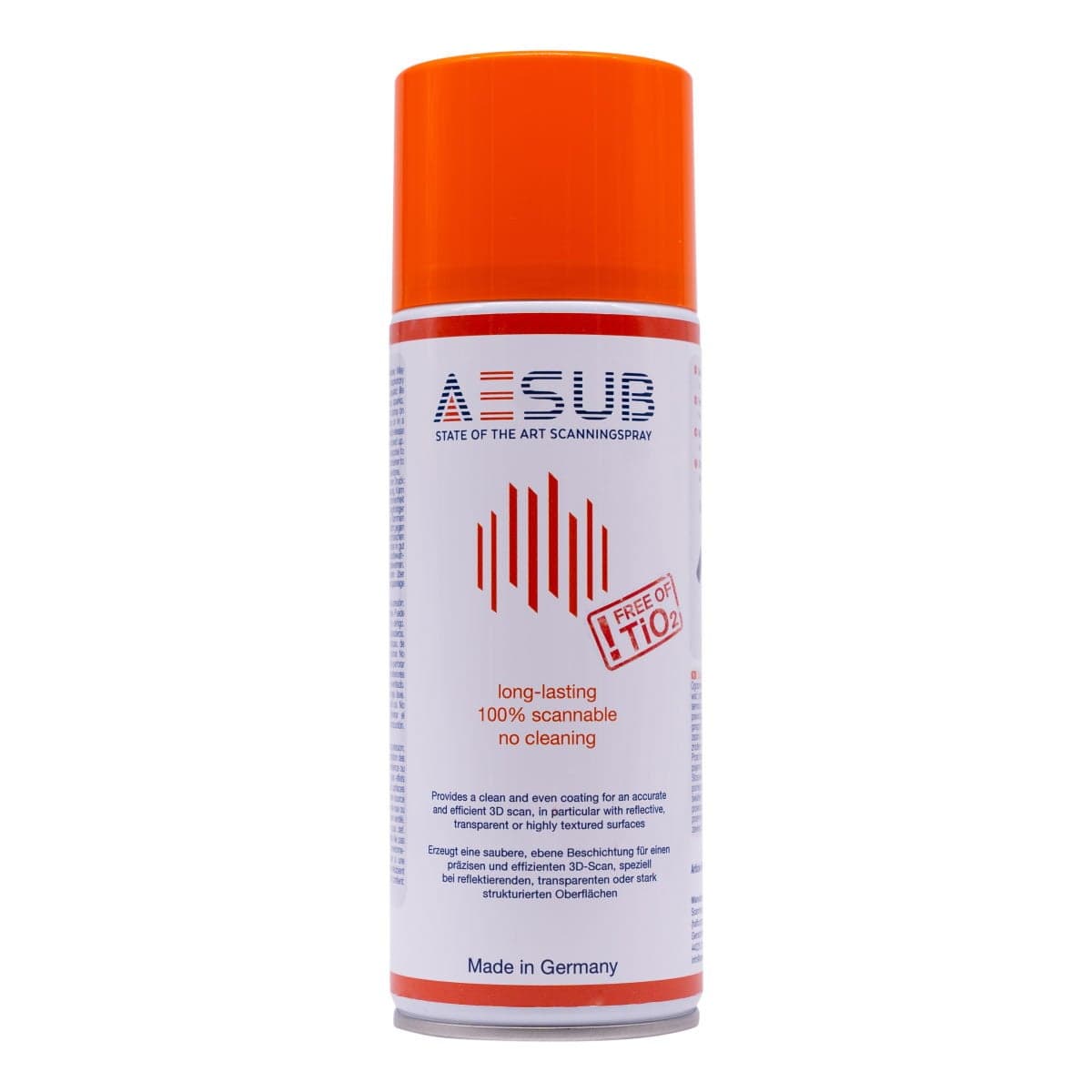 AESUB Orange, 1 can, vanishing, Scanning time approx. 4-8 h