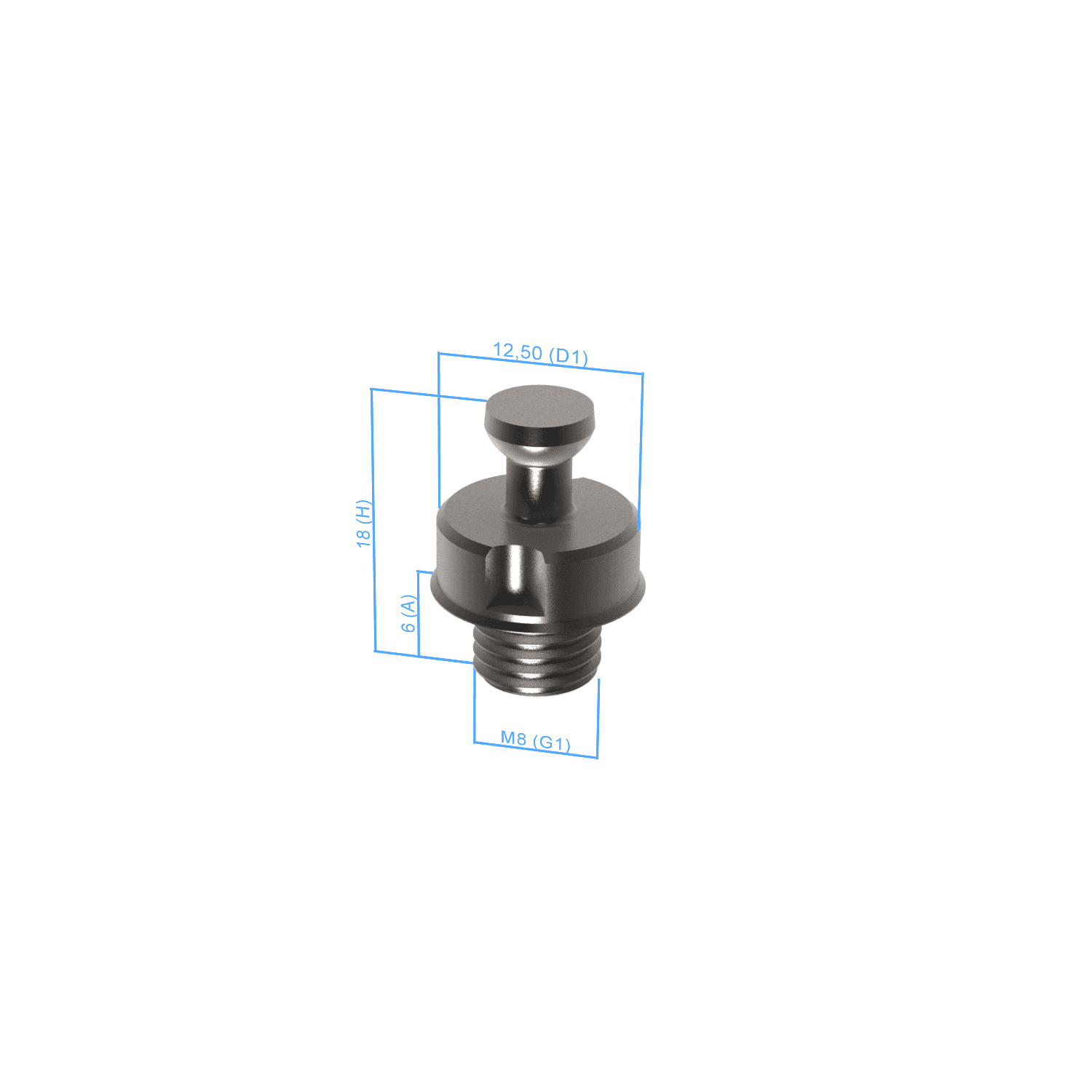 Combi bolt - M8, AF25, 10 pieces