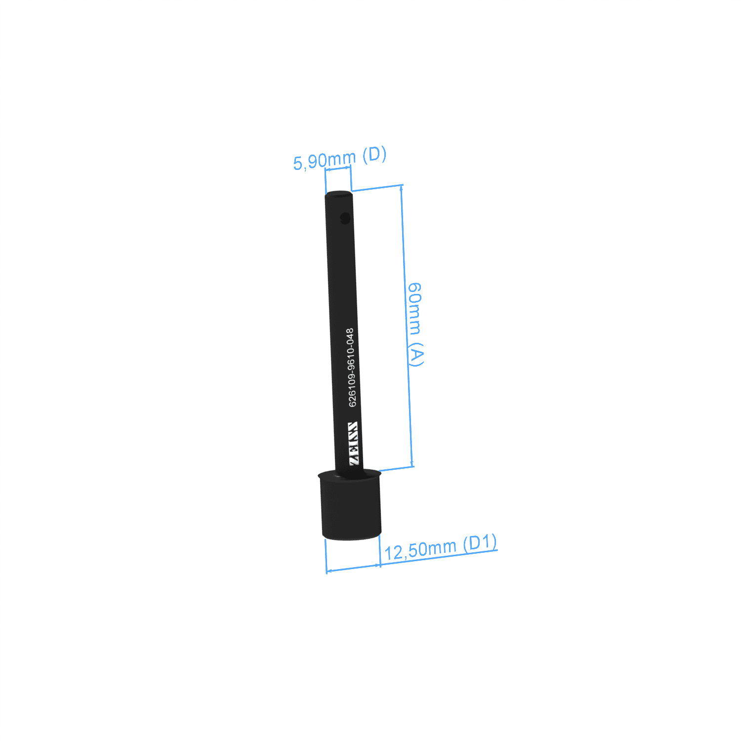 Hold-down column clamp - self locking, AF25, 2 pieces