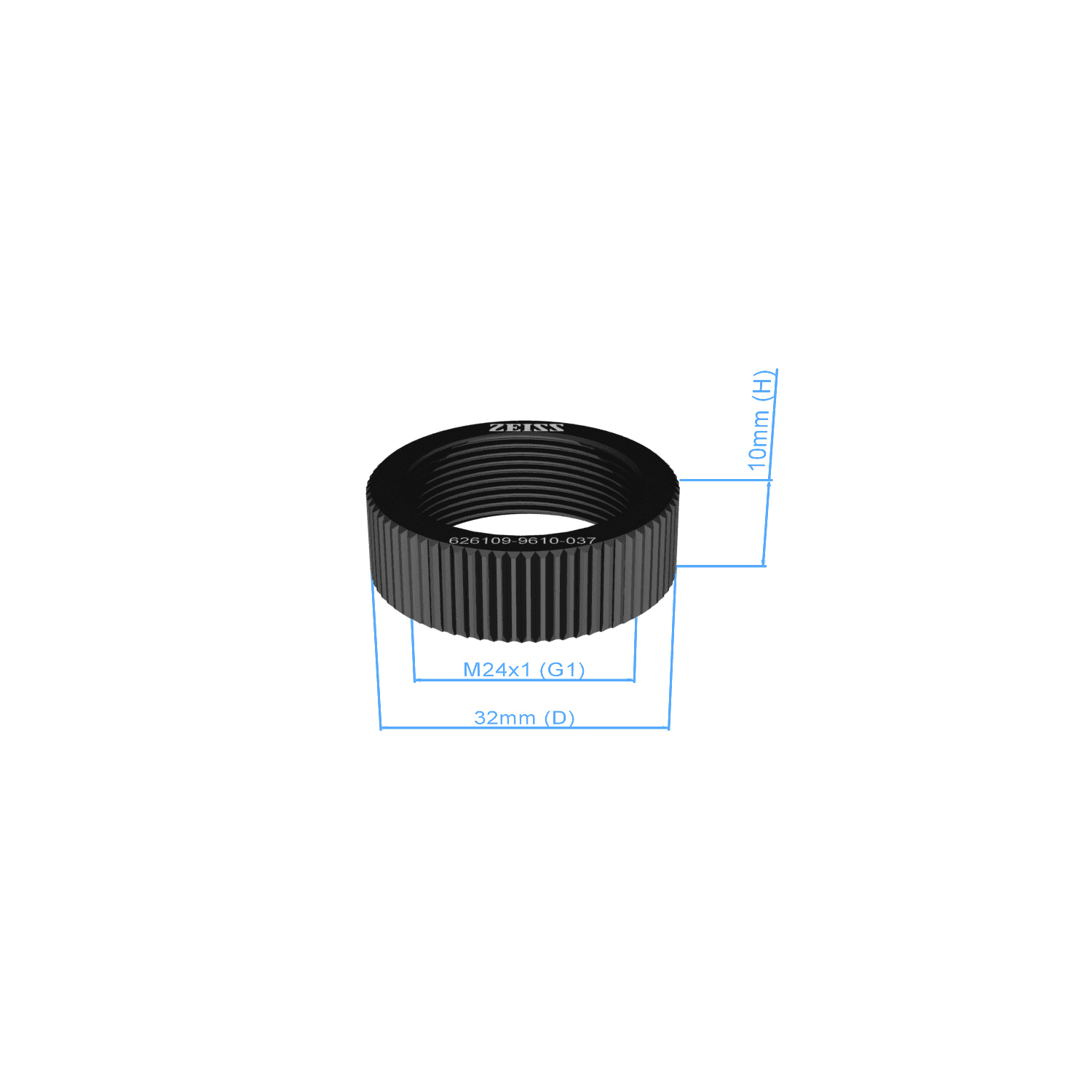 Spacer for Screw-jack - Connection M24x1, 2 pieces