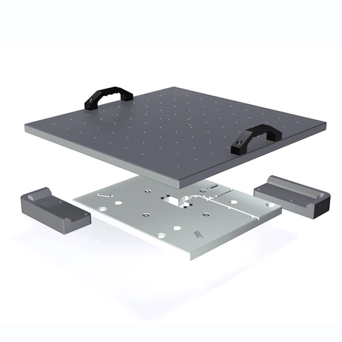 THETA 55 M10 Base and pallet Set, M6 50x50 grid