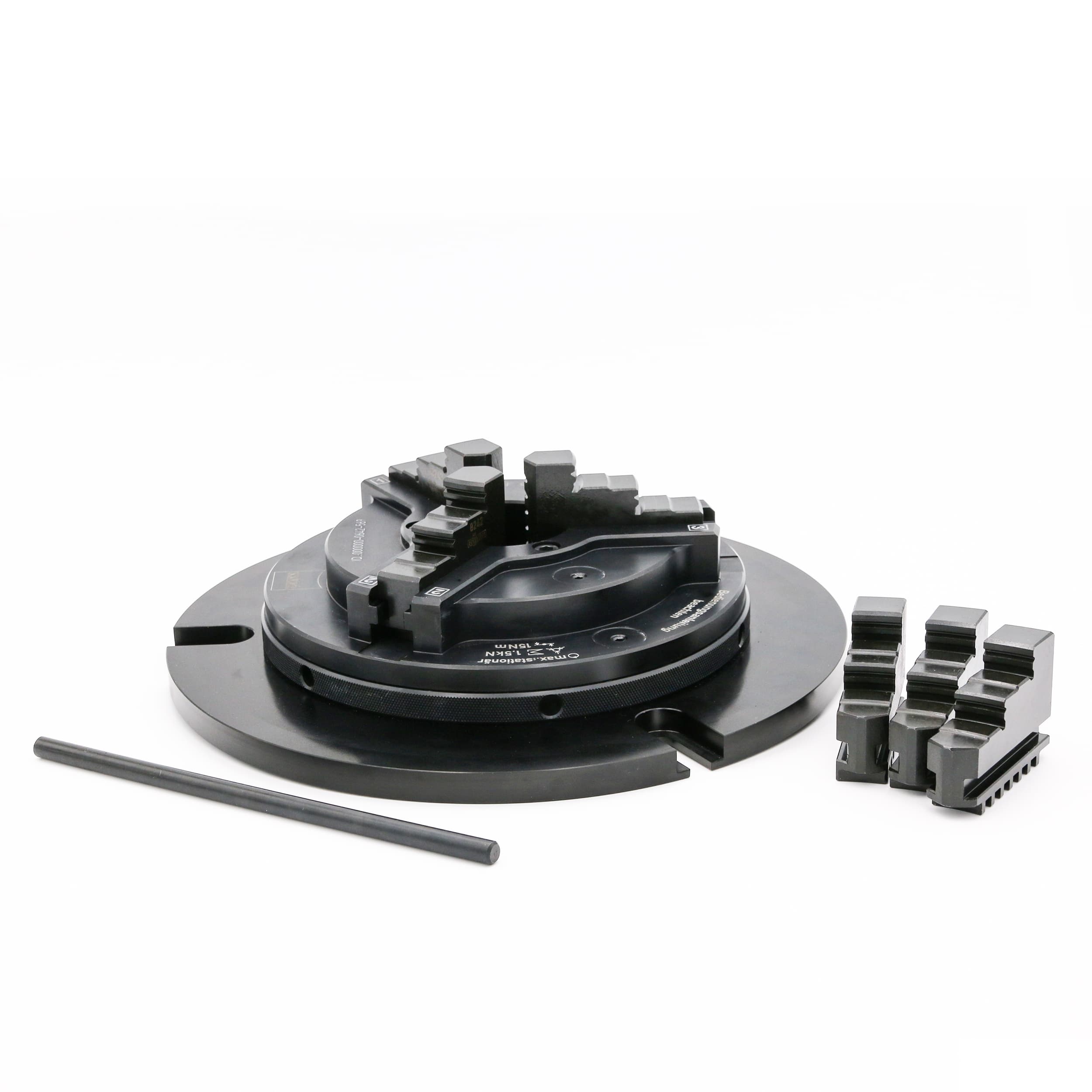 OmniFix three-jaw ring chucks for rotary table applications Ø200 mm