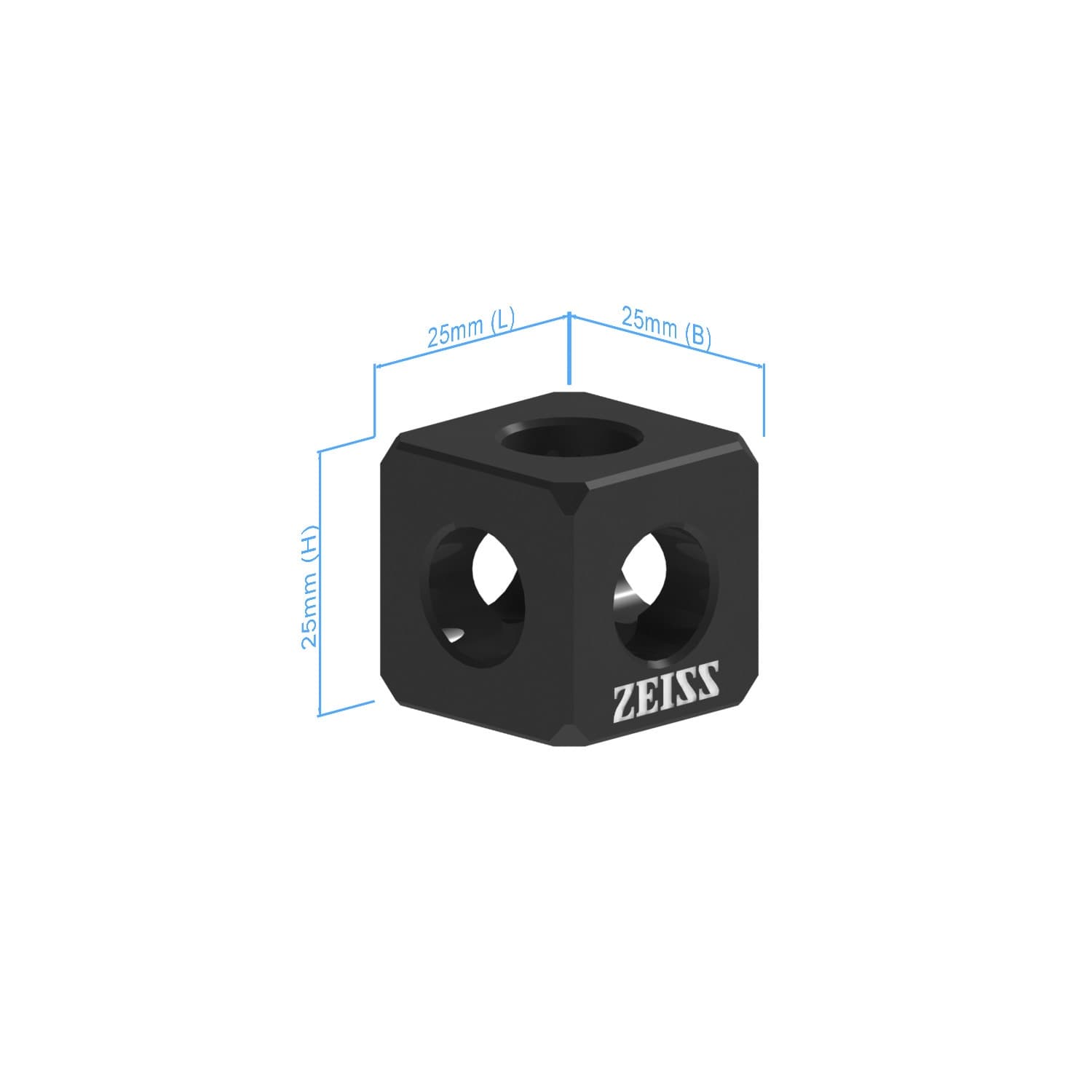 Quader - 25x25x25mm, AF25, 2 pieces