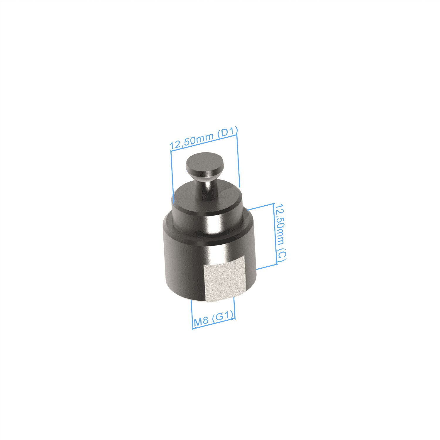 Bolt for Swivel arm - Ø12, 2 pieces