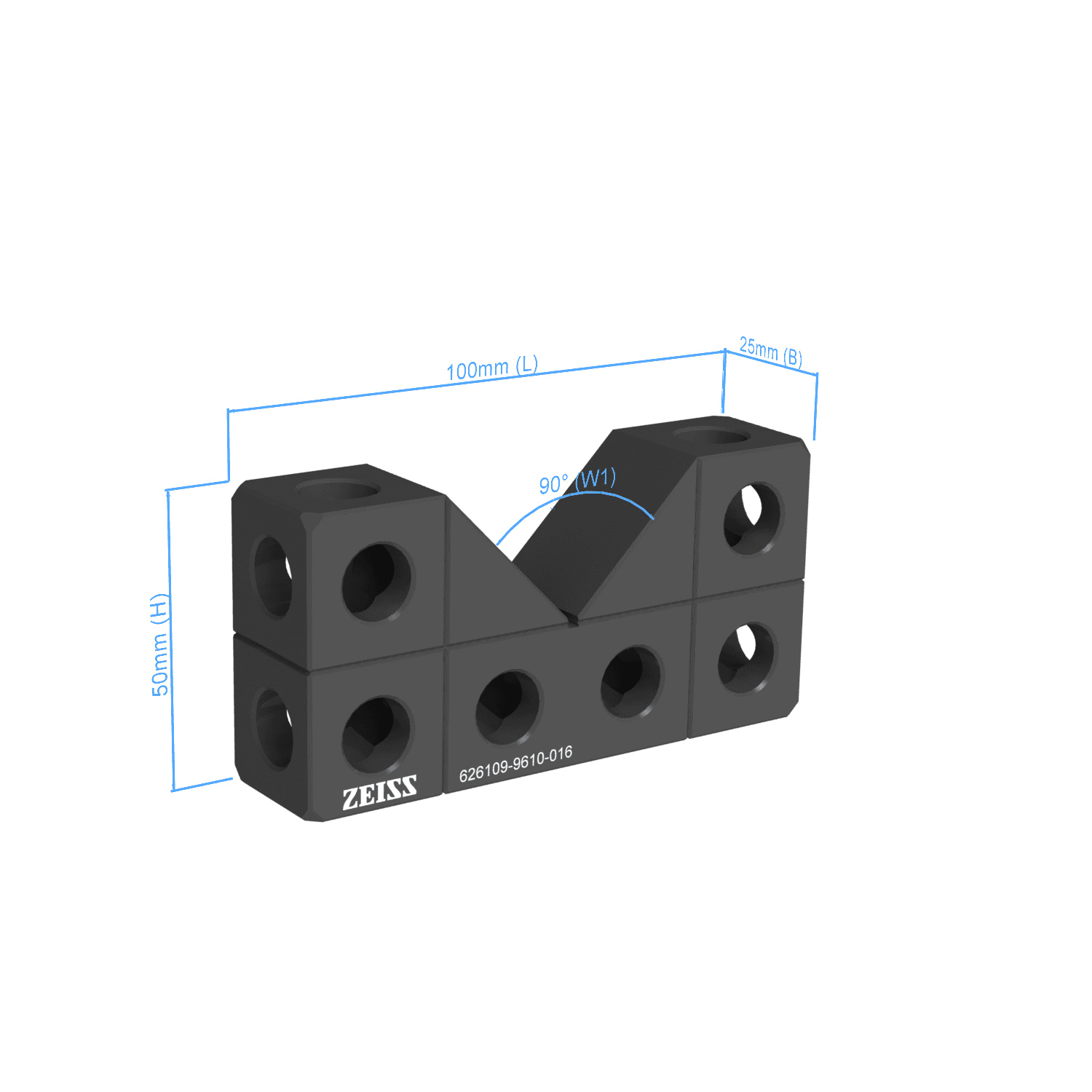 V-Block 90° - 100x25x50mm, AF25