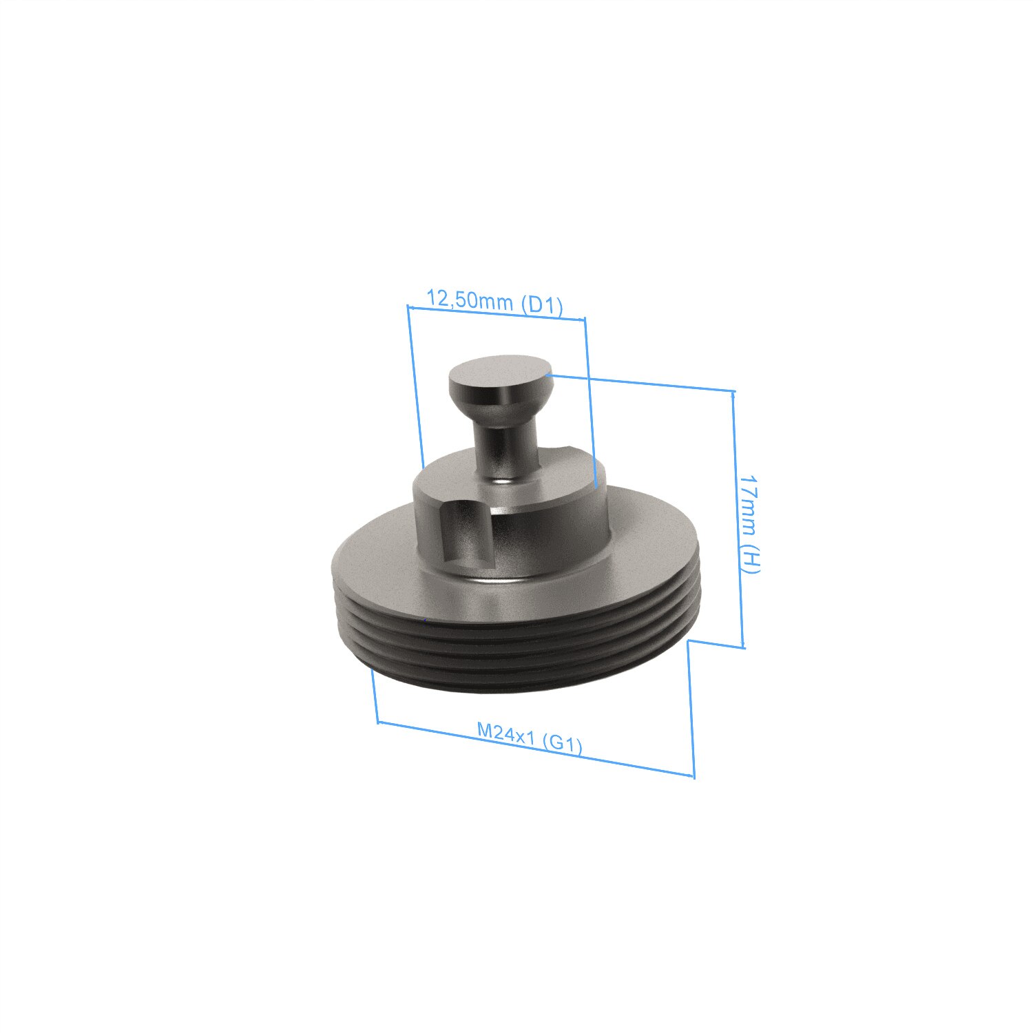 Bolt disk with stud - M24x1, AF25, 5 pieces