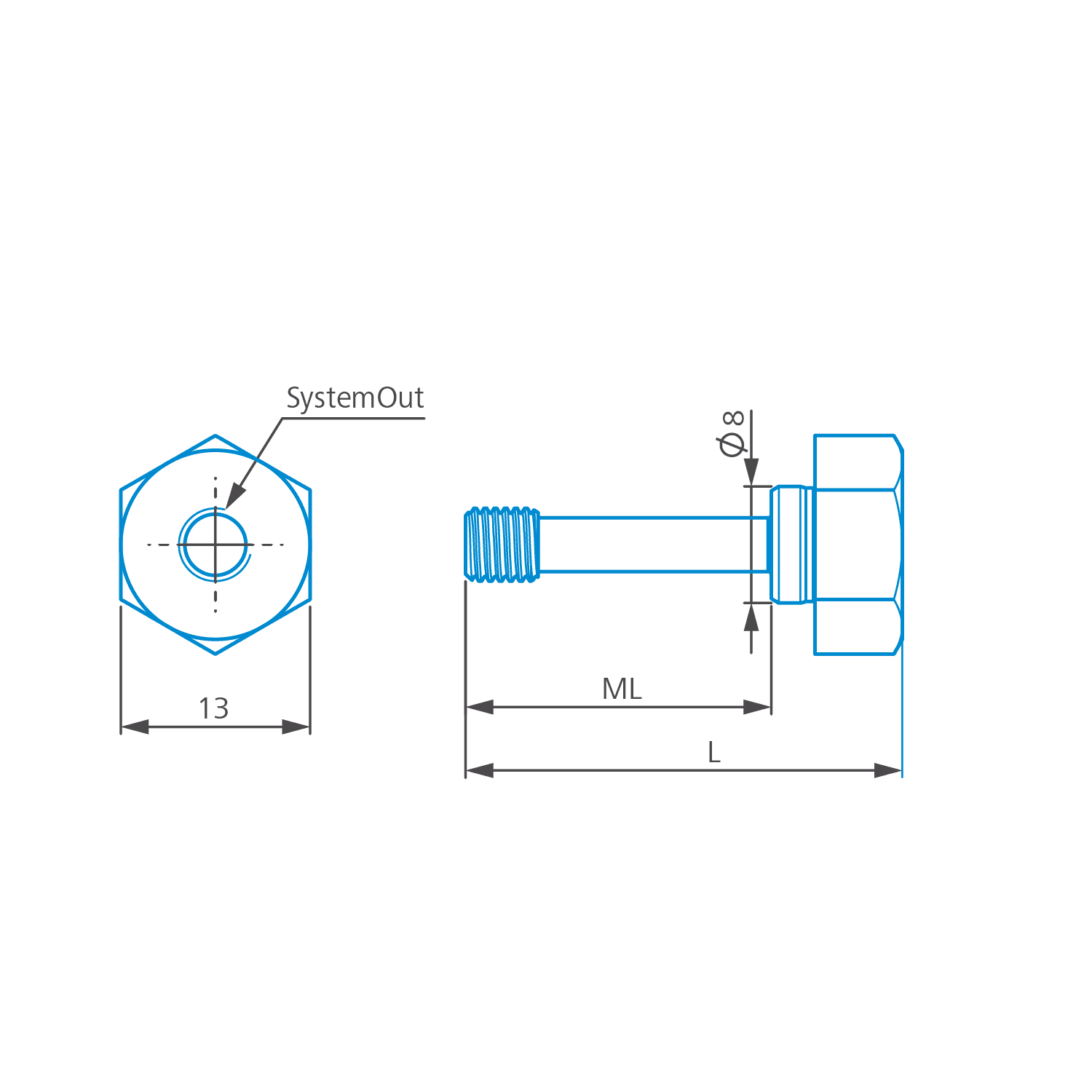 Screw, M5 for stylus disk