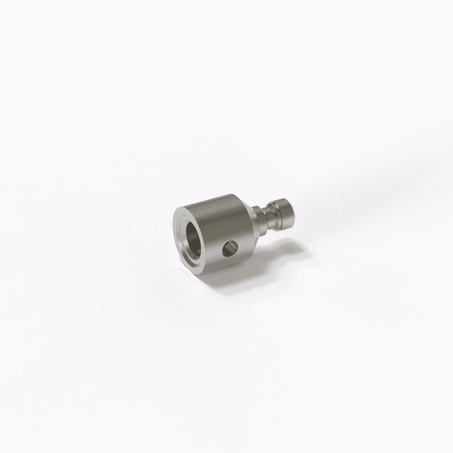 Rotary piece with cone adapter