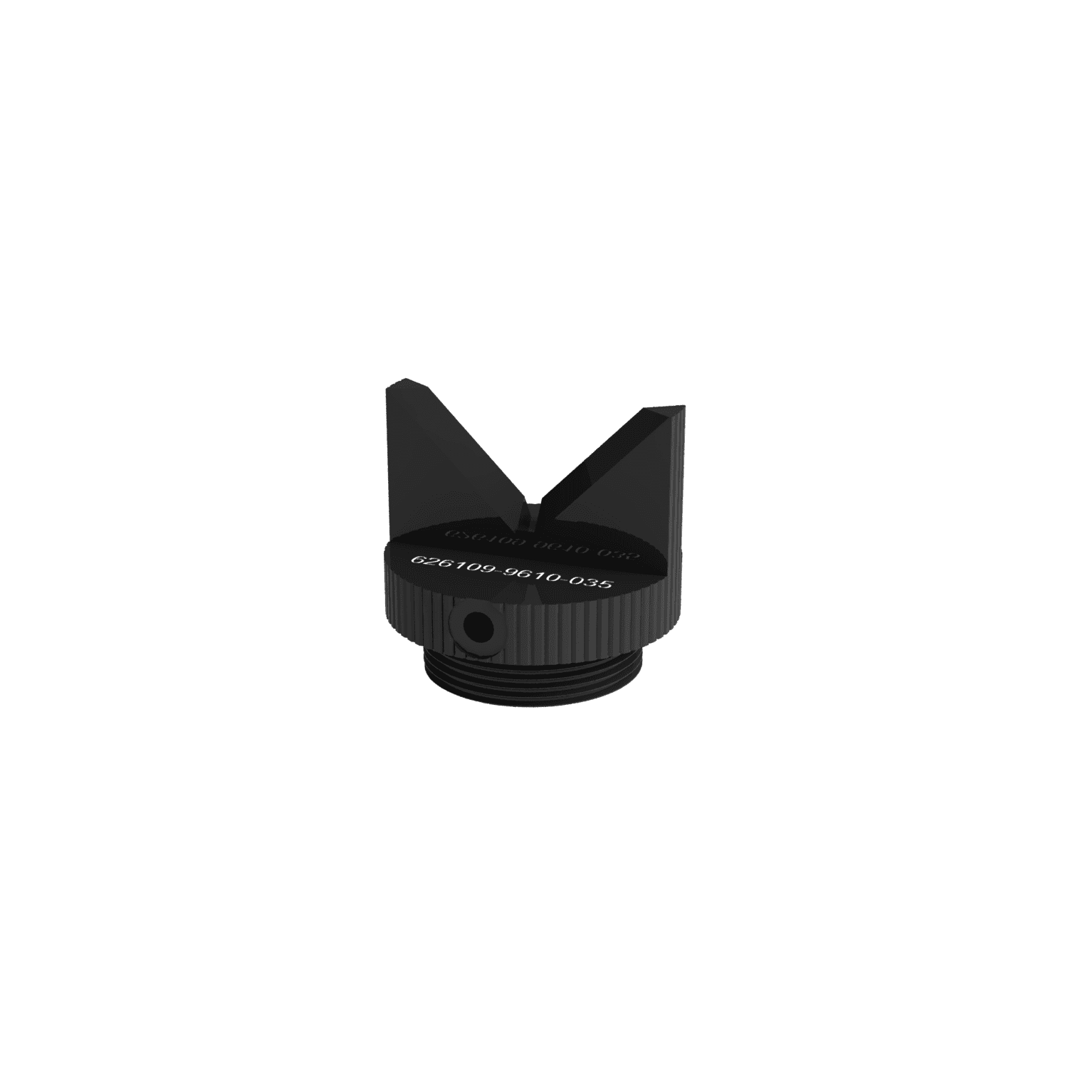 Blate prism top - 90°, without knuckle, Connection M24x1