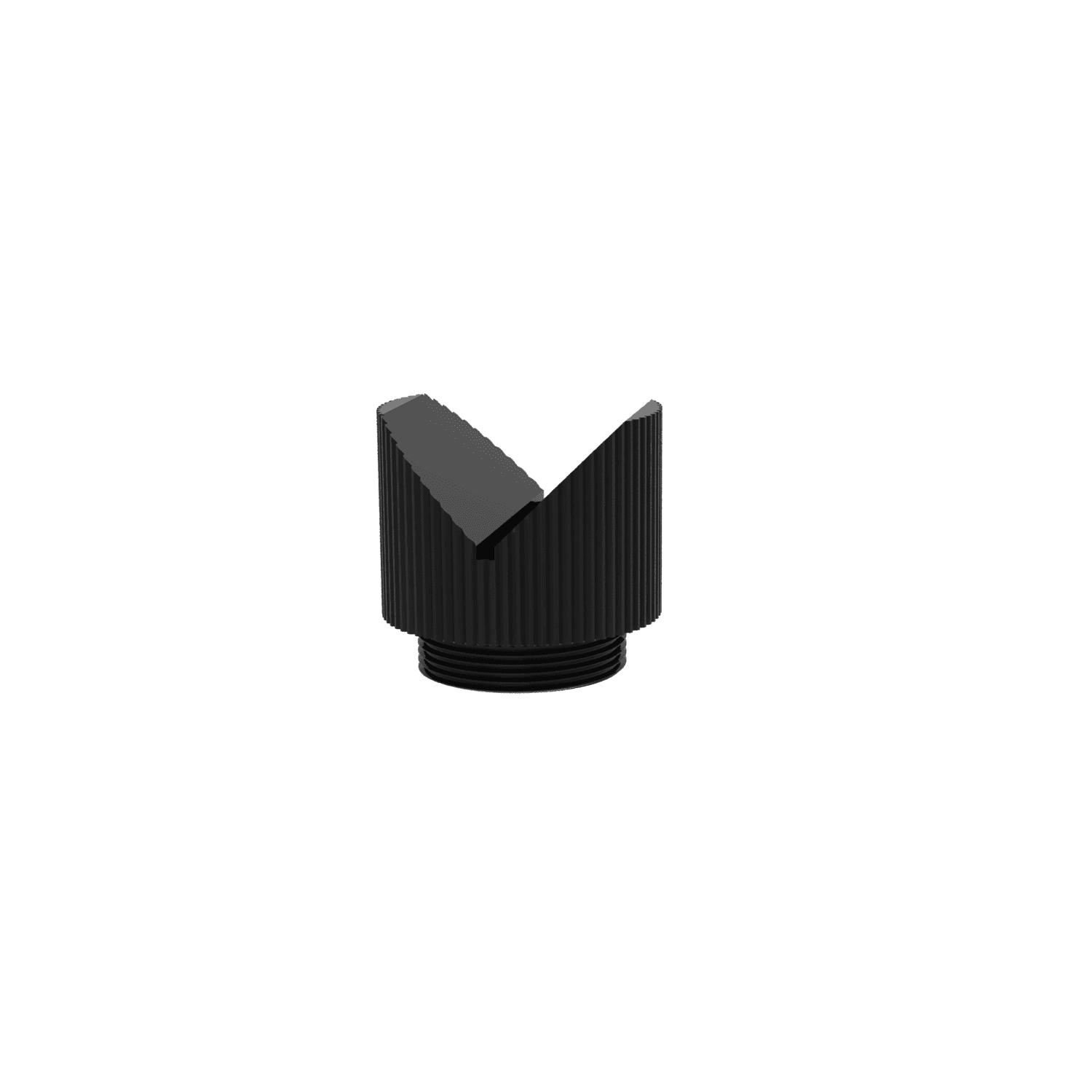 V-Block top - 90°, without knuckle, Connection M24x1