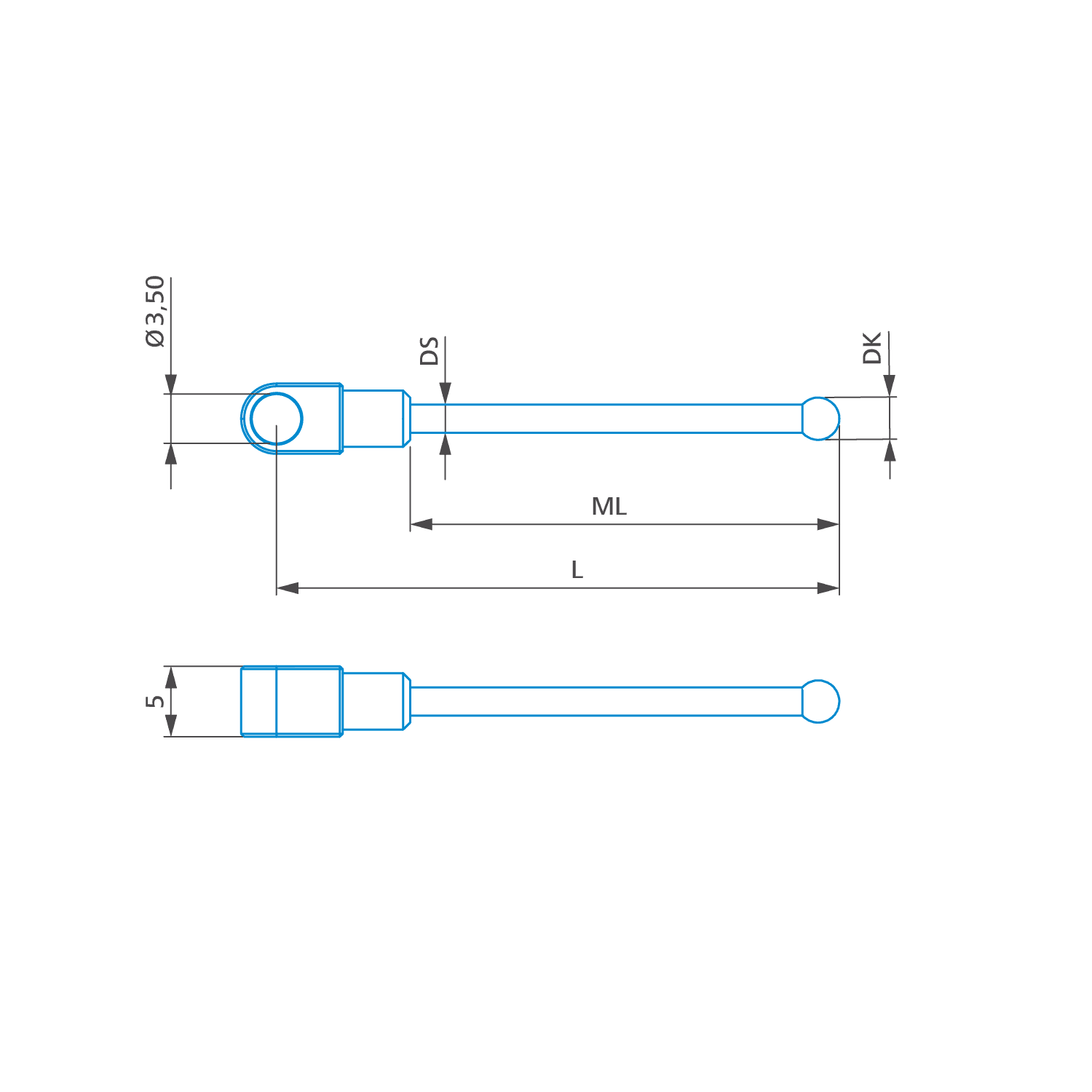 1/4-star stylus M3 XXT, DK3 L40
