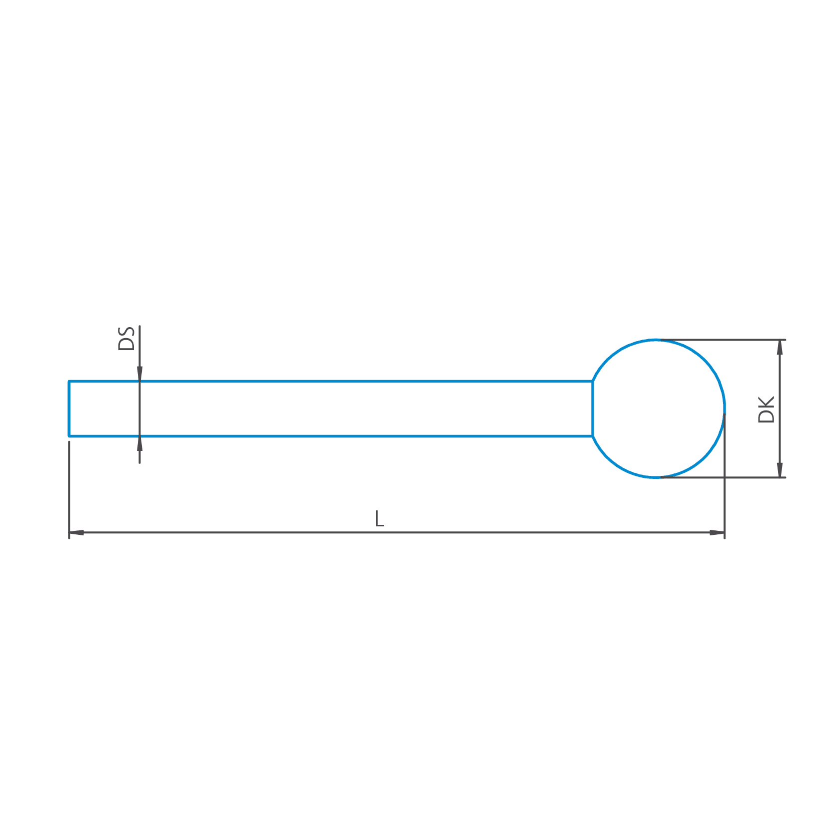Stylus straight, DK1.75 L11