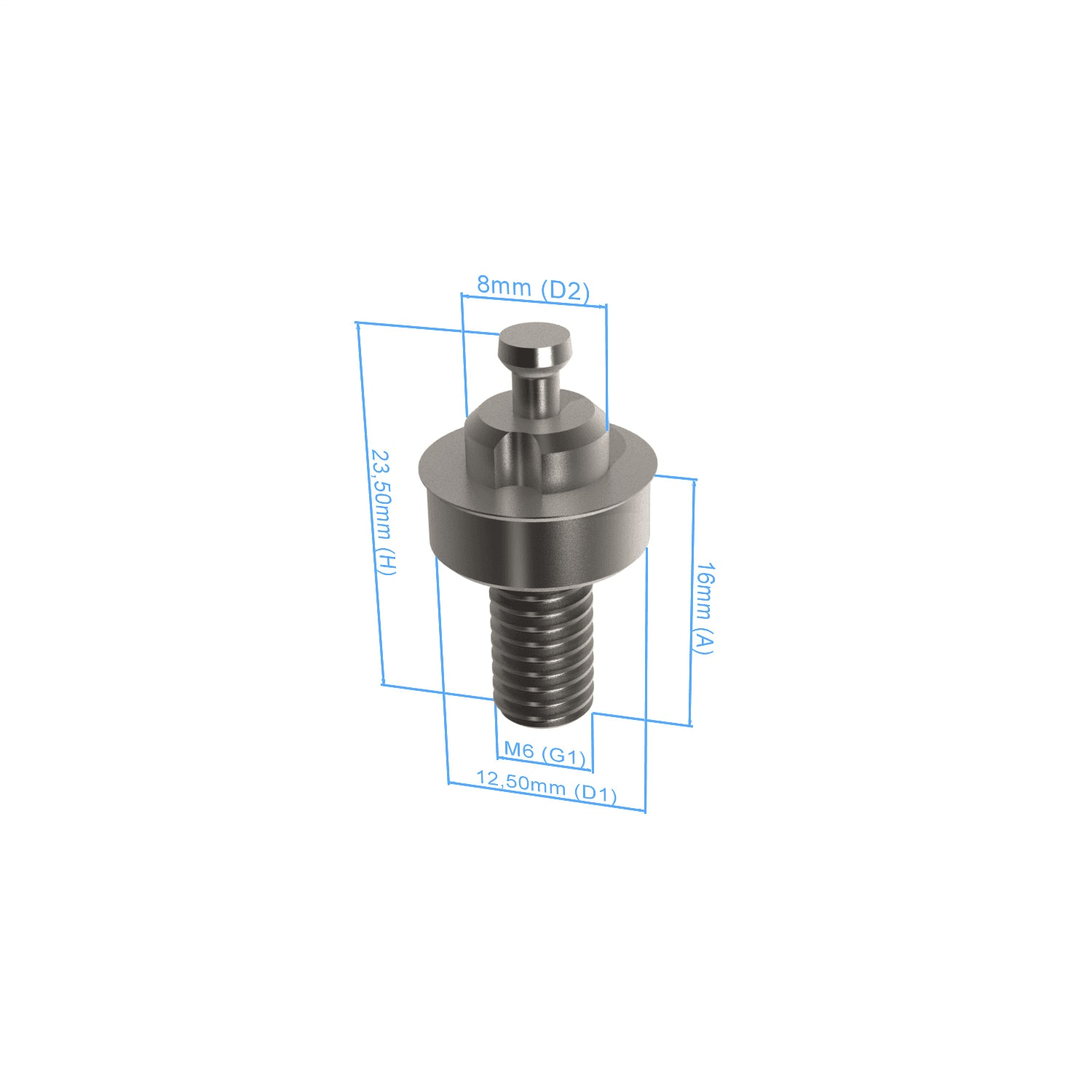 Combination reducing lock bolt - AF25/16, 5 pieces