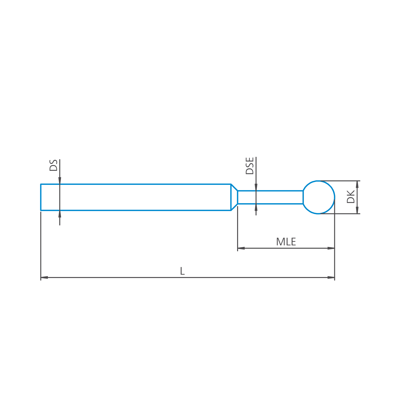 Stylus stepped, DK0.62 L10