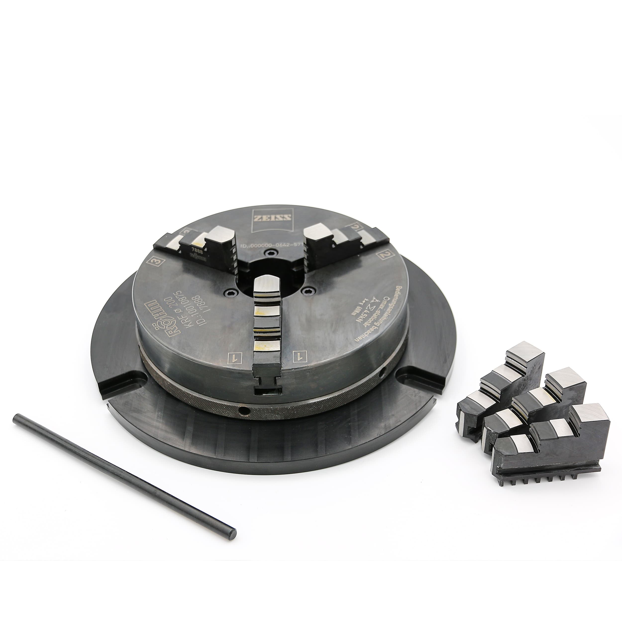 OmniFix three-jaw ring chucks for rotary table applications Ø190 mm