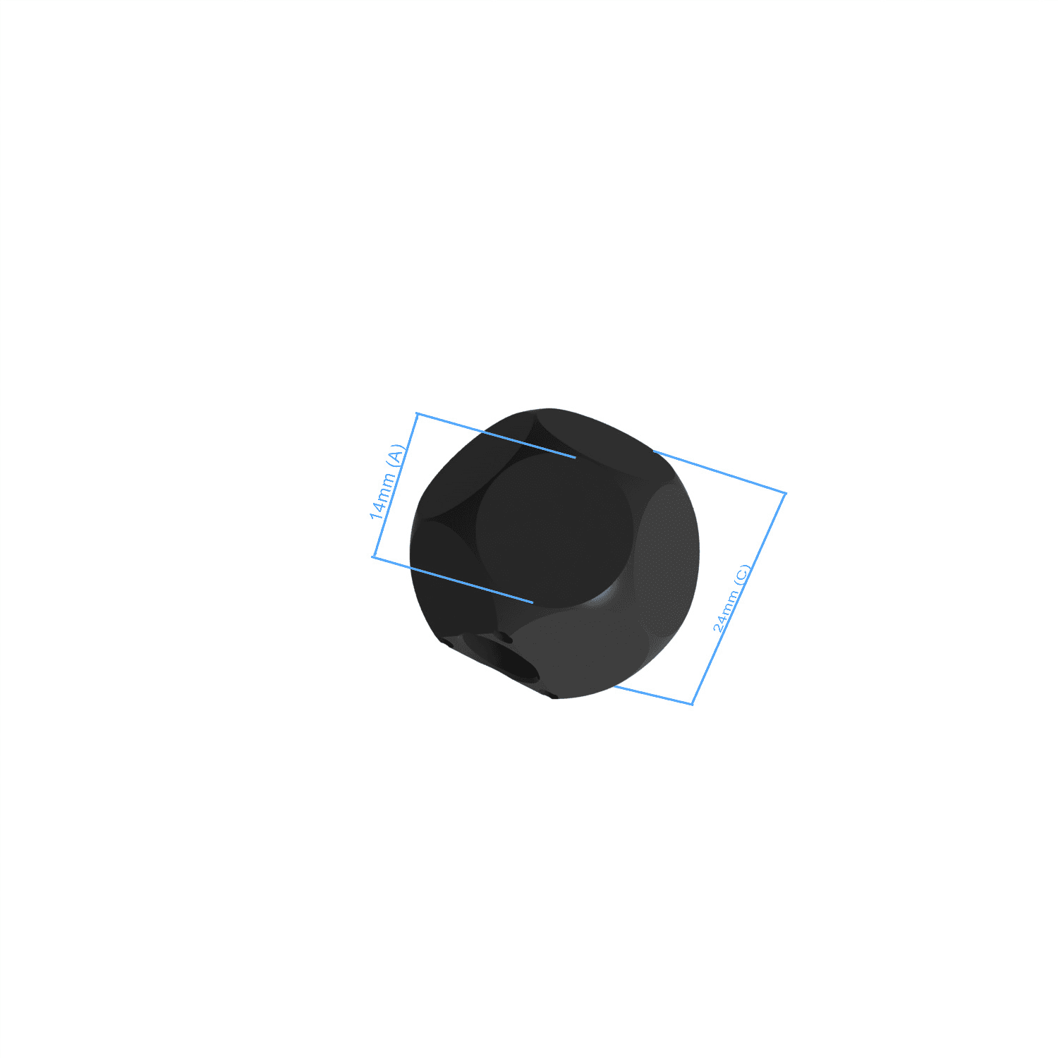 Measurement adapter dodecahedron - Ø28