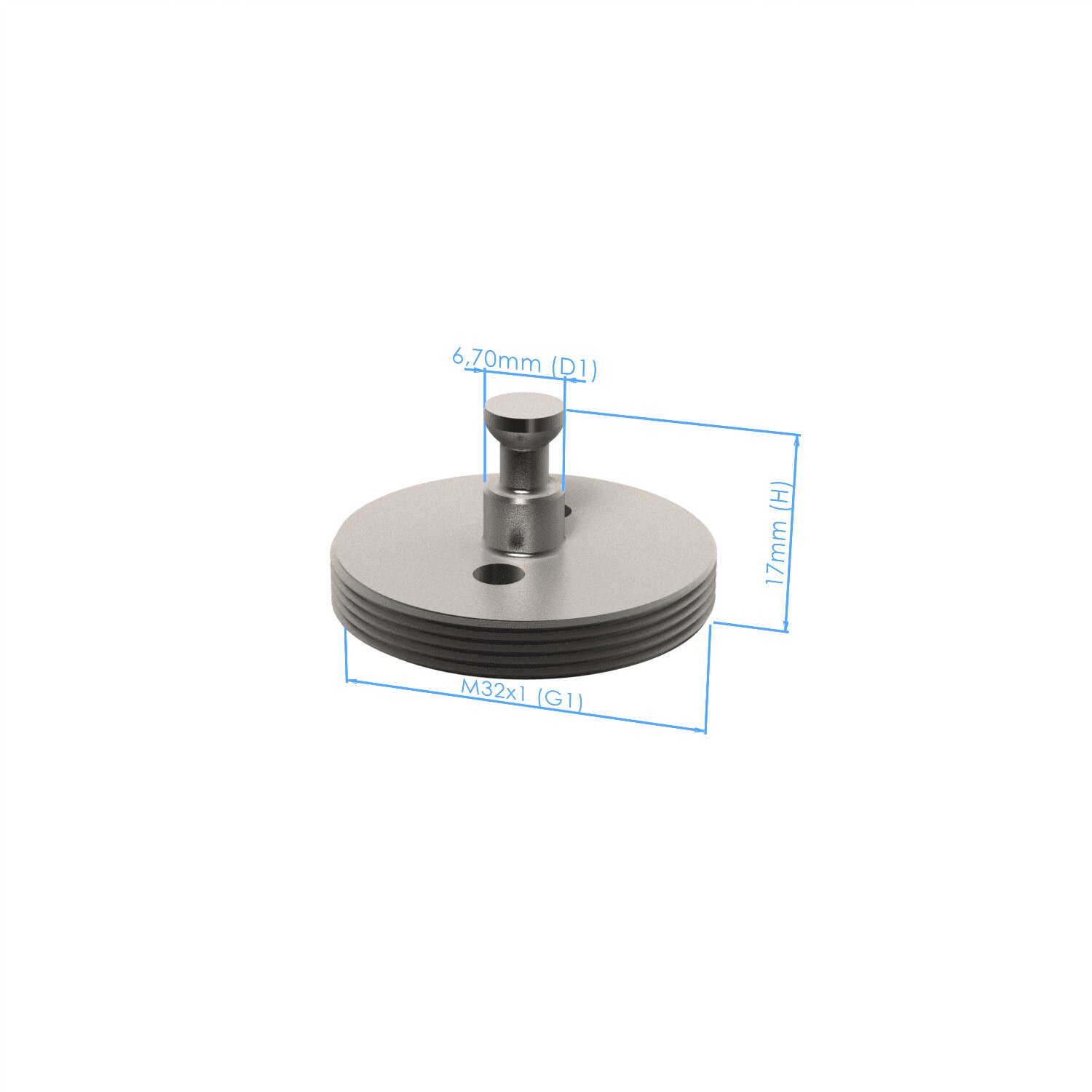 Bolt disk for Quader - M32x1, AF25, 5 pieces