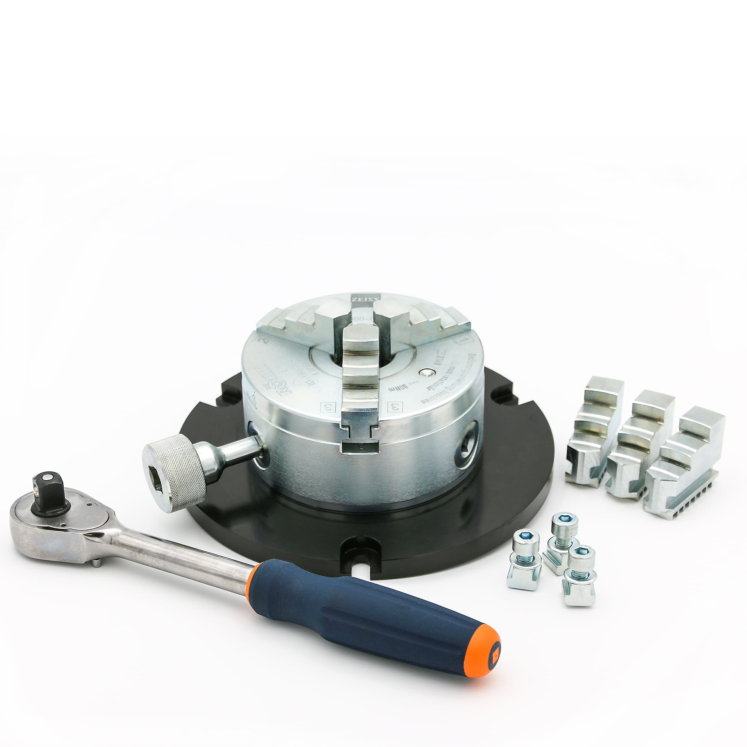 OmniFix three-jaw chuck DIN 6350 for rotary table application Ø125 mm