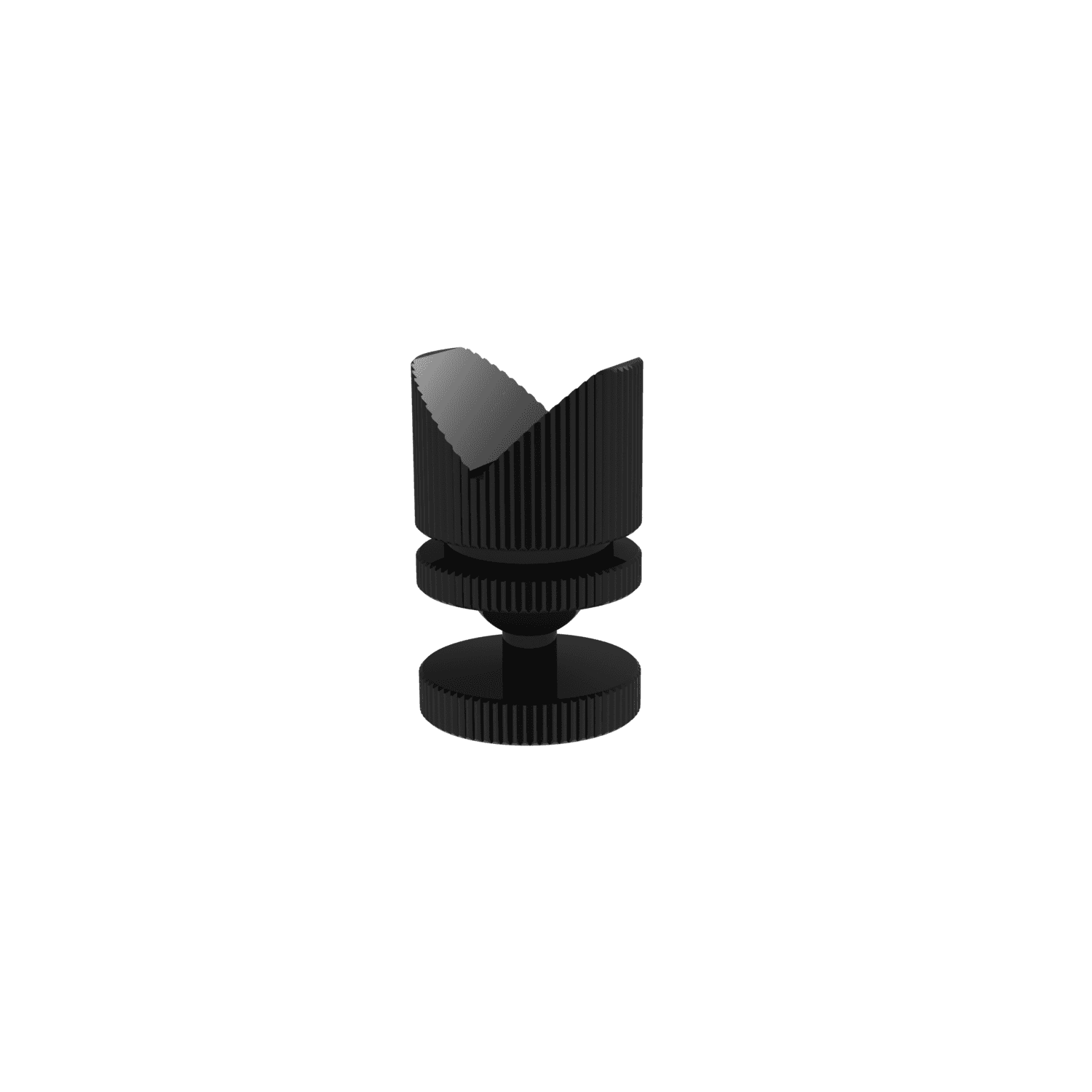 V-Block top - 90°, with knuckle, Connection M24x1