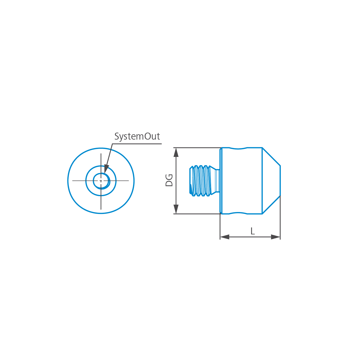 Adapter, M5 to M2
