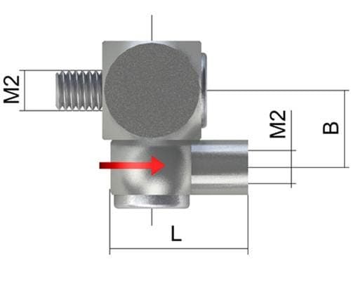 Offset rotating knuckle joint, M2