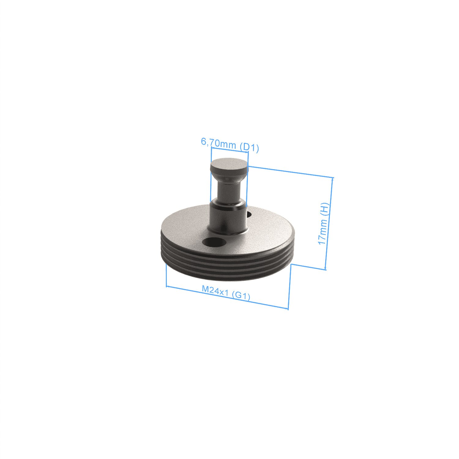 Bolt disk for Quader - M24x1, AF25, 5 pieces