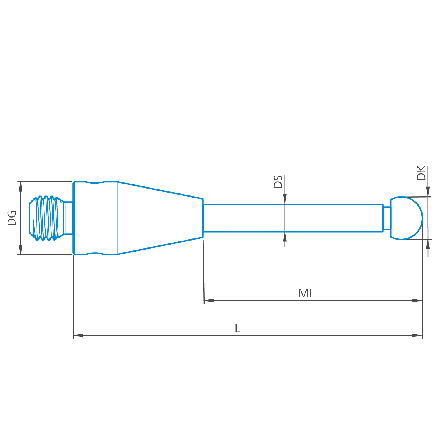 Stylus straight M3 XXT DK3 L35 D!S mono