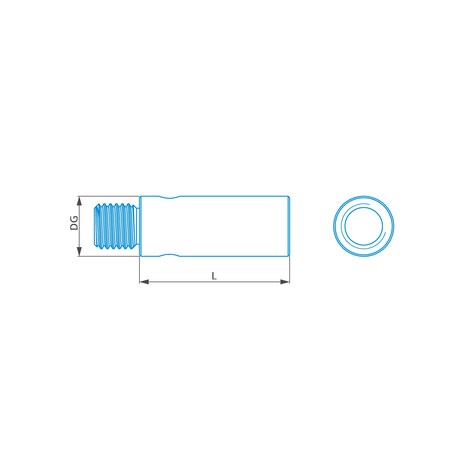 Extension M3-DG4-L10-1x-M3